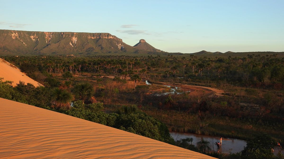 Dunas e Serra do Espírito Santo, Mateiros